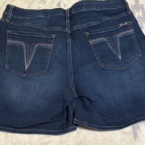Seven7 Women's Blue Jean Shorts